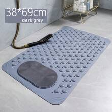 Alfombra de ducha y bañera, alfombra de ducha de goma antideslizante para personas mayores y mujeres, alfombra de bañera antideslizante con agujeros de drenaje y ventosas, alfombra de baño para baño y bañera