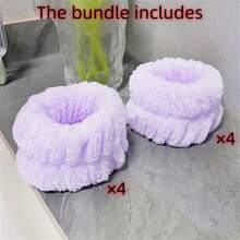 2pcs/4pcs/6pcs/8pcs/10pcs Wrist Bands, Wrist Towel Bands, Sweat Absorbent Wristbands For Women, Reusable Cleaning Wristbands, Soft Wash Face Wrist Bands, Facial Makeup Wrist Bands, Anti-Sweat Arm Sleeve Wristbands, Can Be Used As Headbands, Scrunchies, Sports Wristbands, Multiple Colors And Sizes Combinations - Bathroom Accessories, Reusable Spa Quality Sweat Bands Suitable For Women And Girls, Great For Face Washing, Yoga, Running Home Bathroom Decor Fall Decor Back To School