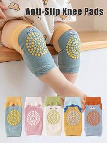 1 Pair Of Baby Cartoon Animal Crawling Anti-Slip Knee Pads Socks,Suitable For Infants & Children Learning To Walk Indoors - Multicolor - View 7