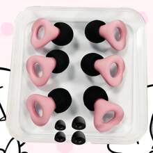 防噪音软硅胶耳塞，可重复使用，适用于睡眠、游泳、打鼾、学习、音乐会、户外旅行、工业工作、舒适的母亲节鲜花、给妈妈的个性化礼物、最后一分钟的礼物、母亲节创意、母亲节礼物、给妈妈的手工卡片、50 美元以下的最佳母亲节礼物 - 彩色 - 查看 10