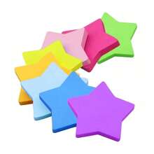 8 Packs Star Shape Sticky Notes 8 Color Bright Colorful Sticky Pad 30 Sheets/Pad Self-Sticky Note Pads,School Supplies,Back To School