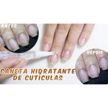 kit c/10 Canetas  Hidratante ÓLEO Amolecedor de  Cutículas 3ml Gel De Unha Sabores - Multicolorido - Visão 4
