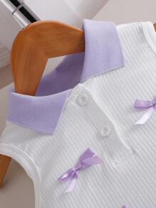 Young Girl Elegant Sleeveless Top & Pleated Skirt 2 Pieces Set, Summer