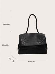Large Capacity Bag 2024 Spring/Summer New Retro Briefcase Women's Unique Design Shoulder Crossbody Bag
