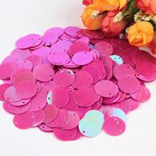 15mm Round Sequins Side Hole Loose Cup Sequin 1.5cm AB Mix Color Paillettes For Jewelry Making Diy Sewing Garment Craft Wedding Dress Decor 20g 210pcs
