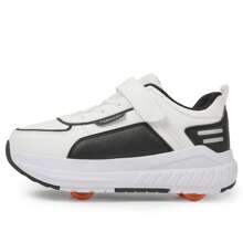 Detachable 4-Wheel Roller Skates For Teenagers And Youths, Lightweight For Running, Skating, Unisex Design For Walking And Ice Skating, With 4 Wheels, Suitable For All Seasons - Black and White - View 9