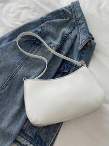 1 pieza Bolso versátil de mujer con bloques de color para uso diario, bolso de hombro de alta calidad y exclusivo adecuado para citas, compras, regalos