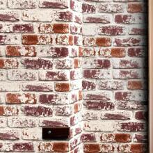 1 卷复古红砖图案粘性接触纸 17.7 英寸 X 39.3/118.1/196.8 英寸防水可移动客厅厨房墙壁卧室宿舍家具翻新秋季美学壁纸房间装饰家居装饰墙壁装饰浴室装饰卧室装饰房间装饰用品客厅装饰家居装饰客厅墙壁艺术墙纸贴纸墙贴墙贴