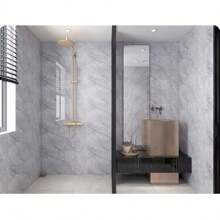 Kit Of 30 3D Marble Adhesive Wallpaper Plates 60*30cm Various Colors - Xám YY-042 - Xem 7