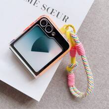 1 dây đeo cổ tay ngắn có đầu nối ốp điện thoại, phụ kiện mặt dây chuyền điện thoại thời trang, chống trượt & chống rơi & chống thất lạc - Nhiều màu - Xem 5