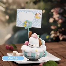 Sanrio 1 Pieza de la Serie de Postres de la Familia Sanrio en Caja Sorpresa - Decoración para la Mano, Regalo de Cumpleaños, Decoración de Escritorio de Oficina, Clip para Tarjetas de Visita y Fotos