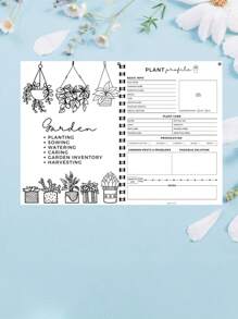 1 Pc Houseplant Watering Schedule, Houseplant Care,Garden Log Tracker, Digital Houseplant Watering Schedule, Houseplant Care Plan This Planning Notebook