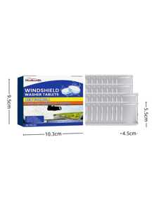 1pc Windshield Cleaning Sheet Multifunctional Cleaning Agent For Vehicle Glass Renovation, Decontamination, Mist Removal And Maintenance