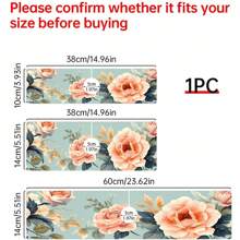 1pc Blooming Flower Pattern Faucet Mat Drain Mat, Polyester Material, Suitable For Occasions Such As Kitchen And Bathroom, Diatom Mud Faucet Suction Cup, Faucet Splash Mat, Daily And Summer Decoration, Can Be Given As A Gift