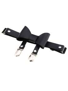 1pc Gothic Y2K Style Fashion Black & Pink Punk Garter Belt Leg Chains, Suitable For Women Daily, Festival, Party Wear, Fashion Leg Decor, Gift - Multicolor - View 15