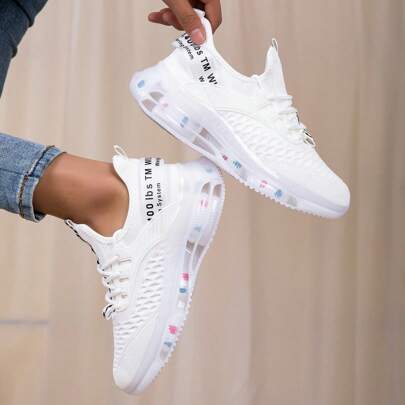 Scarpe sportive, casual, da studente, leggere, traspiranti, antiscivolo, resistenti all'usura, di moda, versatili, adatte per l'utilizzo all'aperto per donne