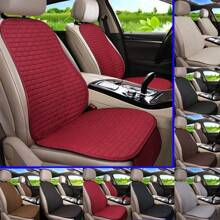 Car Flax Seat Cushion Protector Pad Car Seat Cover Front/Rear Seat Cover Automobile Cushion Pad Mat Backrest Auto Accessori