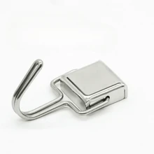 5pcs/Set 14lbs Super Strong Magnetic Hooks - Anti-Rust Space Saving Square Magnetic Hooks With 180° Rotating, Heavy Duty For Kitchen, Fridge, Microwave Oven