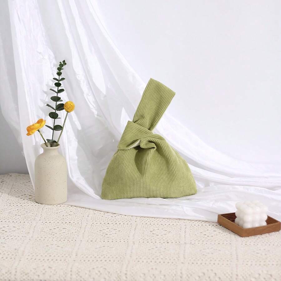 时尚灯芯绒经典手持式多用途简约腕带袋手机包