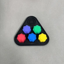 5 Stück Gonggi Steine, Gonggi Koreanisches Spiel, Koreanisches traditionelles Reflexherausforderungsspiel, Koreanisches Volksklassik Mini Greifstein Hand-Auge-Koordinationsspiel für TV-Fans, Steinwurfspiel mit doppelseitigen Koreanischen Varianten Jebi Chagi, Gong-Gi, Biseokchigi, Paeng-Y, DDAKJI, Familienreisespiele - Verschiedenfarbig - Übersicht 13