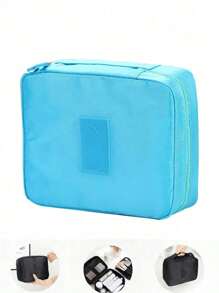 1 件洗漱包/悬挂式化妆包/便携式防水旅行化妆包，浴室配件，旅行必需品，学习用品旅行必需品节日必需品 - 彩色 - 查看 11