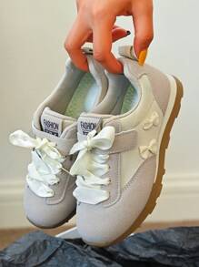 1 Pair Kids Faux Leather Hook And Loop Sports Shoes, Soft Sole Anti-Slip Fashion Versatile, Suitable For Daily Outdoor Wear, Spring/Summer, Run Small By 1 Size