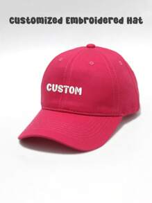 1 Set Topi Matahari Pria dan Wanita Bordir Huruf Inggris Aneka Warna yang Dapat Disesuaikan, Pasang Wajah Apa Saja di Topi, Topi Paruh Bebek yang Dipersonalisasi dengan Foto dan Topi Baseball Kustom yang Lucu, Cocok untuk Acara Seperti Hari Valentine - Hitam - View 7