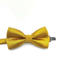 2pcs Children's Solid Color & Striped Two-Layer Pre-Tied Bow Tie, Suitable For Performance, Party, Daily Wear - Multicolor - View 22