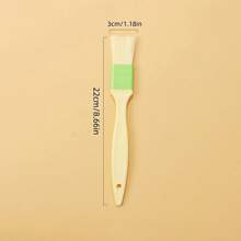 1 件装夏季烧烤硅胶涂抹刷、油漆刷、煎饼刷、户外露营厨房烘焙食品刷