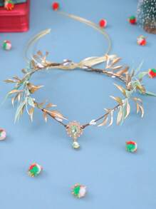 1pc Retro Nature-Inspired Handmade Woven PE (Polyethylene) Headpiece Accessory - Multicolor - View 6