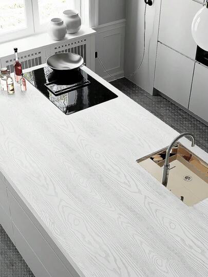 Roll Premium Vinyl Furniture Renovation Sticker, Texturized Self Adhesive Wallpaper, Washable, Fireproof Moisture Resistant, Easy om Match Pattern Kitchen Living Room view 2