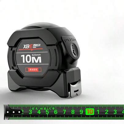 1 st självlåsande fluorescerande stålband med hög precision - 196,85", 295,28", 393,7" Längd | , Lämplig för daglig användning