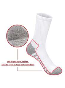 1/5/10/15/20 Pares de Meias Cano Alto Masculinas, Que Absorvem a Umidade, Resistentes a Odores, Respiráveis para Homens e Mulheres, Adequadas para Uso Diário, Corrida, Exercícios, Jogos com Bola, Ciclismo, Verão