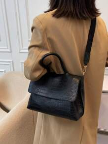 Large Capacity Bag 2024 Spring/Summer New Retro Briefcase Women's Unique Design Shoulder Crossbody Bag