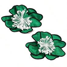 1 Pair Elegant Floral Multilayer 3D Design Earrings, Stylish And Charming Ear Studs