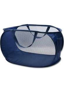 1pc New Foldable Laundry Basket Laundry Basket Foldable Storage Large Capacity Laundry Basket Bathroom Storage Basket - Multicolor - View 2