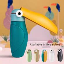 1pc Dog/Cat Travel Water Bowl, Toucan Shaped Pet Drinking Cup With Large Spout, Foldable & Portable Dog Water Bottle Water Bottle - Multicolor - View 2