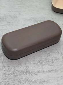 Wood-Grain Round Metal Eyeglass Case, Fashionable And Natural, Crush-Resistant And Shockproof To Protect Eyeglasses. Convenient Storage Choice For Students With Myopia, Protecting Glasses When Bag Is Squeezed Or Dropped. Sturdy Material And Reasonable Design Allow Students To Carry Confidently Without Worrying About Glasses Damage. Portable Round Metal Case Design, Can Be Placed In Book Bag Corner Without Taking Up Space., Gender Reveal Party, Perfect For Birthdays, Weddings, Parties, The Perfect Gift For Colleagues, Friends, And Family, Back To School