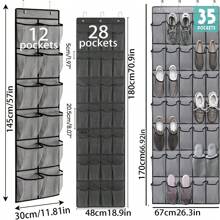 1 pezzo /12//28/35 Opzioni disponibili Borsa a rete portascarpe, appendiabiti da appendere alla porta dell armadio, ampi scomparti, organizer appendibile per scarpe dietro la porta, appendiabiti salvaspazio per l armadio