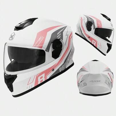 Casco motocicleta Casco de prevención Casco Para Motocicleta Visor Abatible Certificación DOT