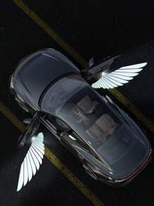 2pcs/4pcs Angel Wing Shaped Car Atmosphere Lights, Let Your Car Have Wings, Multiple Patterns Available (Not Limited To Angel Wings), Plug And Play Door Projection Lamp, Angel Wing Heart Magic Circle Smart Sensor Light, No Wiring Required To Turn On Welcome Lights, Carbon Fiber Pattern Magnetic Door Projection Light, LOGO Floor Lamp (Batteries Not Included), Perfect Gift For Boyfriend, Father, Friends, Valentine''s Day Gift