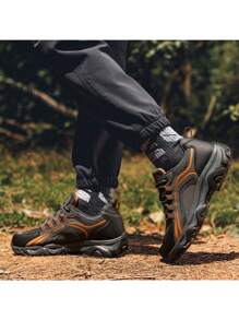 Men's Low-Top Outdoor Camping Sports Shoes, Breathable Casual Comfortable Hiking Trekking Workwear Sneakers