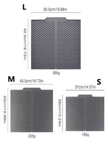 1pc/3pcs,S/M/L,Silicone Kitchen Dish Drying Mat Drainer Mat Protection Heat Resistant Counter Top Mat Sink Non Slip For Coffee Shops Bars Tools(Gray/White) - Multicolor - View 13