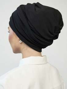 1 buc. Eșarfă sub eșarfă clasică pentru hijab cu mai multe straturi, ideală pentru acoperirea perfectă a hijabului, țesătură tricotată premium, respirabilă și confortabilă, potrivită pentru purtarea zilnică