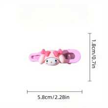 Sanrio (Authorized) 5-Piece Sanrio Cartoon Cute Hair Clip Set - Resin Sweet Hair Clip, Suitable For Hair Accessories Gifts Of Multiple Adult Characters, Suitable For Bathroom Use, Suitable For Various Holiday Gifts, Suitable For Christmas Gifts