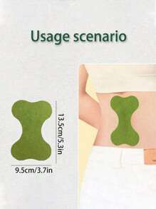 50 Pieces, Mugwort Patch, All-Weather Sedentary Hot Compress Patch, Waist Circulation Conditioning, Herbal Breathable Acupoint Patch, Suitable For Daily Care Of Waist, Legs, Shoulders, Knee Joints And Lumbar Spine, Gentle And Non-Irritating.