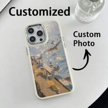 Custom Photo Photo Phone Case Compatible With Iphone 11 12 13 14 15 16 Pro Max XS XR XSMAX Create Your Own Personalized Photos With Custom Photos, Beautiful Souvenir Photo Custom Design - Black - View 5