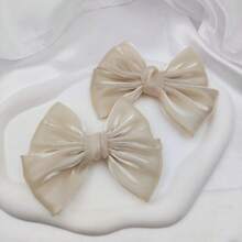 2pcs/Set Bow Design Elegant Decorative Shoe Clips, Colorful, Shiny & Charming For Holidays Like Valentine's Day, Lovely Gift (Shoes Not Included), Summer Sandals Accessories