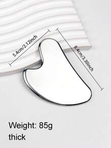 1 件不锈钢刮痧板，面部美容、眼部穴位按摩器和全身刮痧工具 - 彩色 - 查看 5