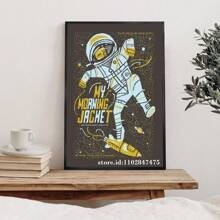 1 件我的早晨夹克海报装饰画海报墙艺术客厅海报卧室画流行无框
